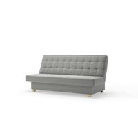 SCHLAFSOFA BELFI - Grau (Twist 19) - Hellgrau, Holzwerkstoff (192/95/92cm) - Möblo