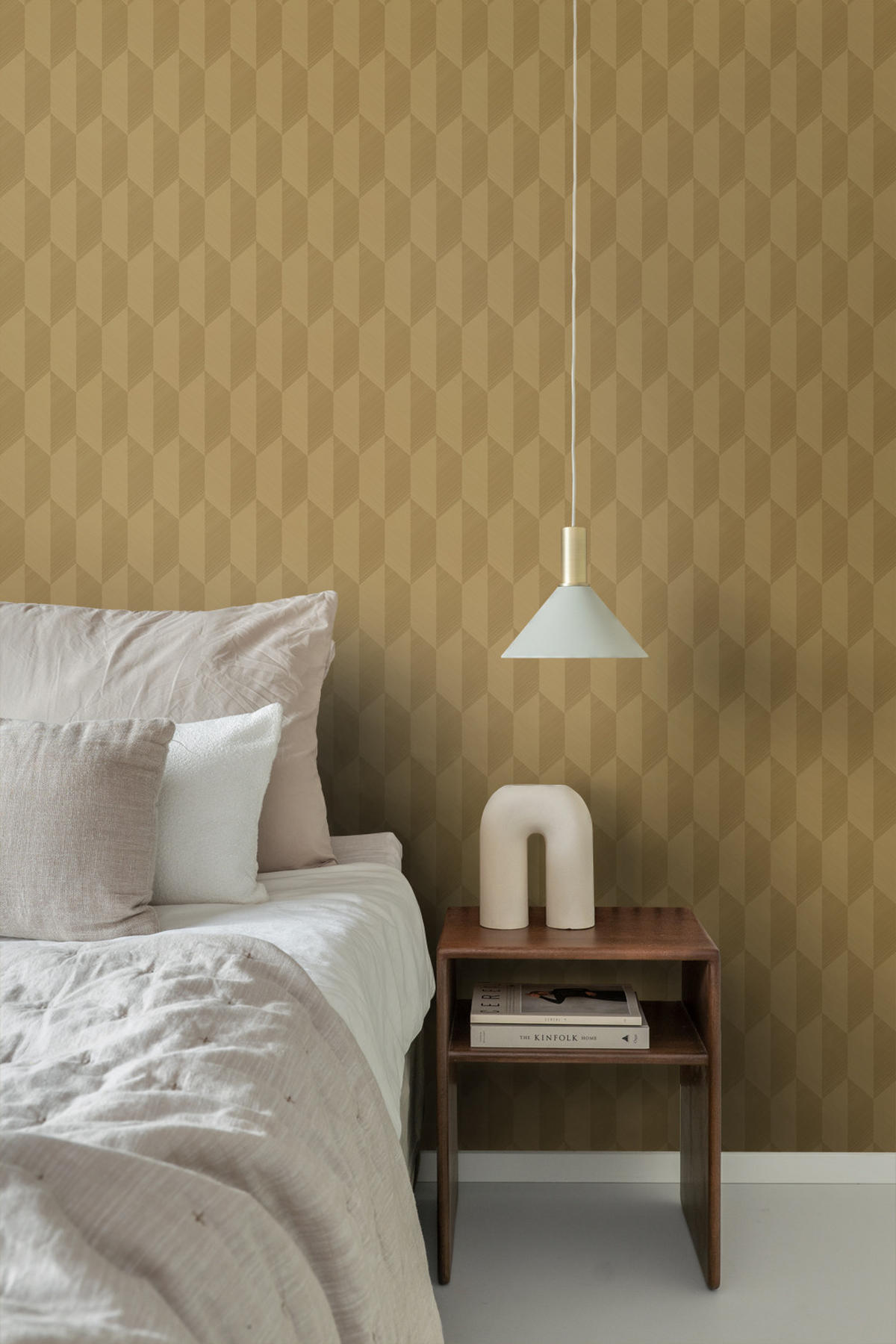 TAPETE 3D Muster 50 x 900 cm - Gelb, Papier (50/900cm) - Origin Wallcoverings