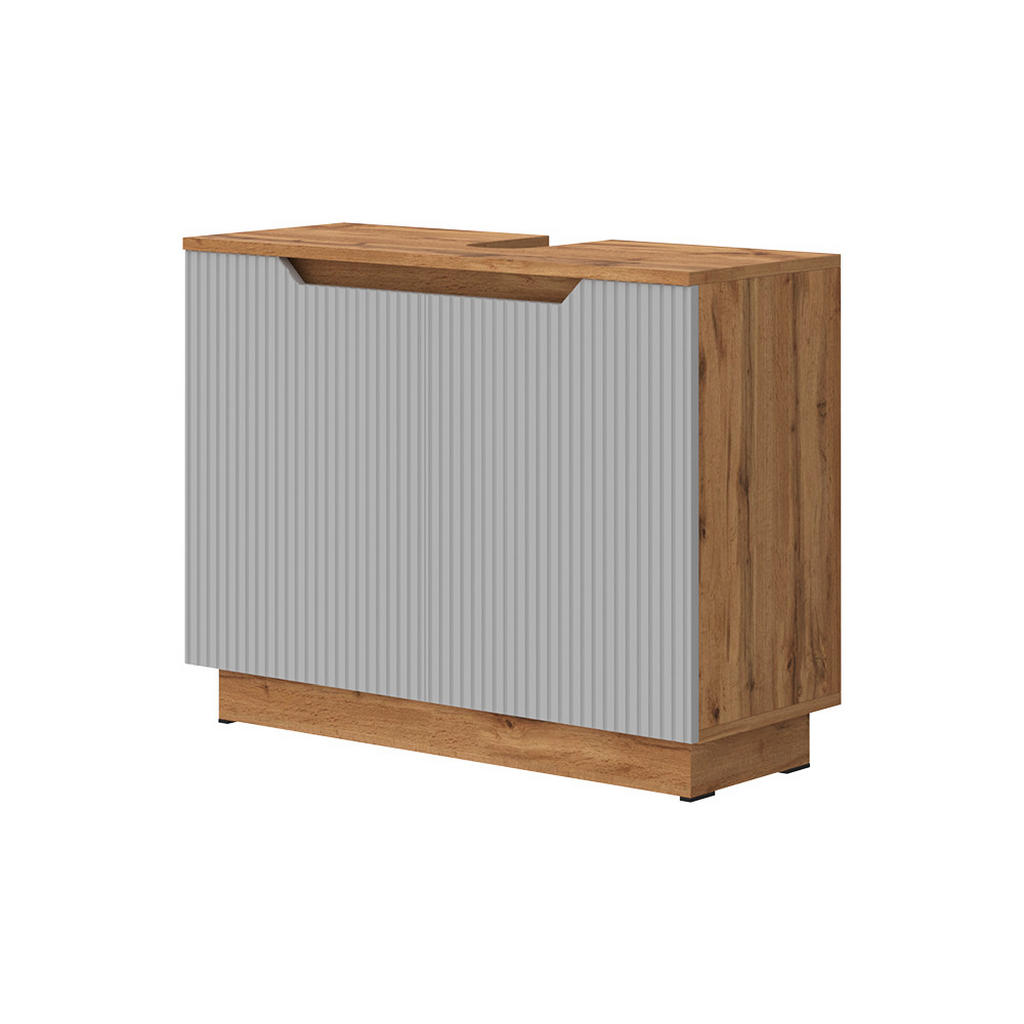 Vicco ZÁKLADNÍ SKŘÍŇKA POD UMYVADLO Lotta Šedá 79.6 x 62.1 cm se 2 dveřmi