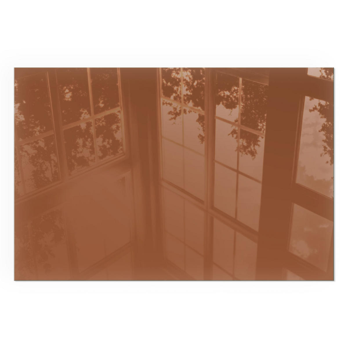 GLASPLATTE für Kamin 60x40 cm - Braun, Glas (60/40/0.4cm) - TULUP