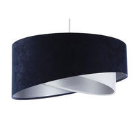 HÄNGELEUCHTE Blau 50/23 cm - Grau, Kunststoff (50/1/23cm) - ONZENO