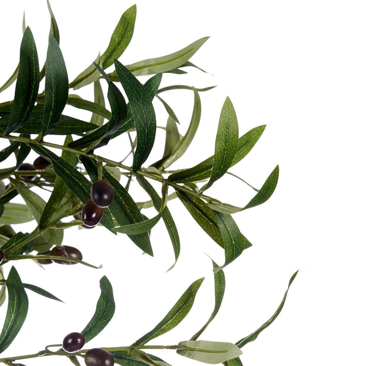 KÜNSTLICHER OLIVENBAUM im Topf 150 cm - Grün, Kunststoff (150cm) - Ibergarden