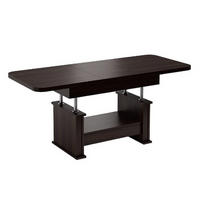 COUCHTISCH rechteckig Walnuss Wenge ausziehbar höhenverstellbar - Walnussfarben, Holzwerkstoff (70/120/60cm) - designimpex