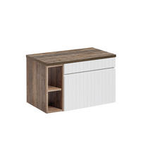 SKŘÍŇKA POD UMYVADLO 80cm Zelie Bílá - bílá, kompozitní dřevo (80/48/46cm) - Petits-meubles