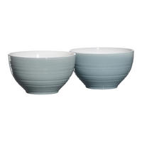 MÜSLISCHALEN Suomi Blau ø 14 cm 2er Set - Blau, Keramik (14cm) - Ritzenhoff Breker