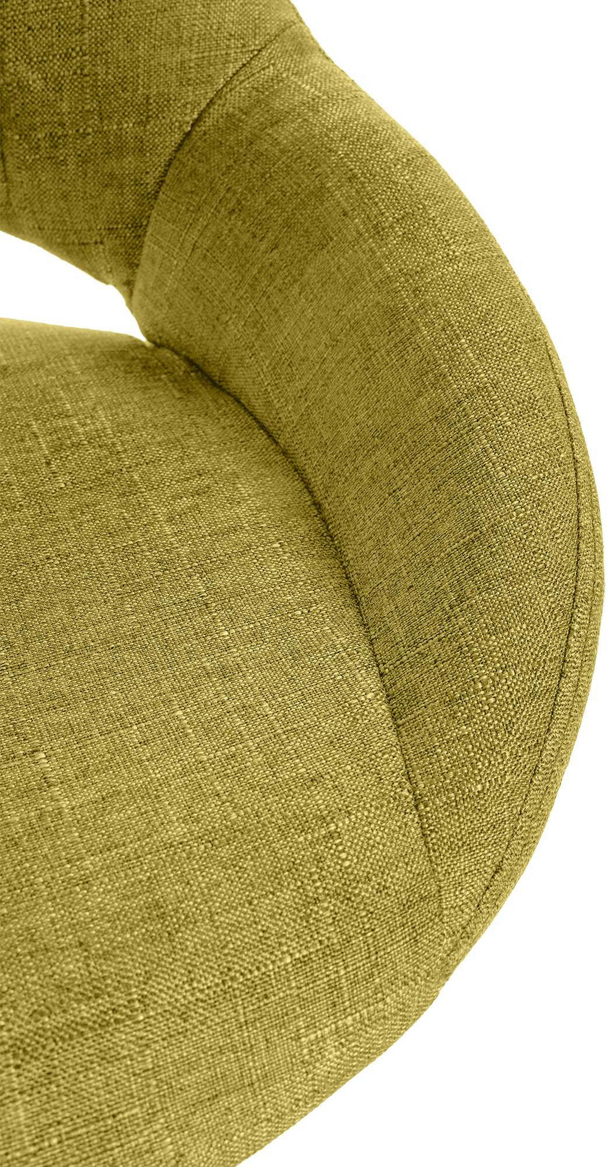 BARHOCKER Stoff Grün - Schwarz/Grün, Textil/Metall (46.5/85/48cm) - CLP