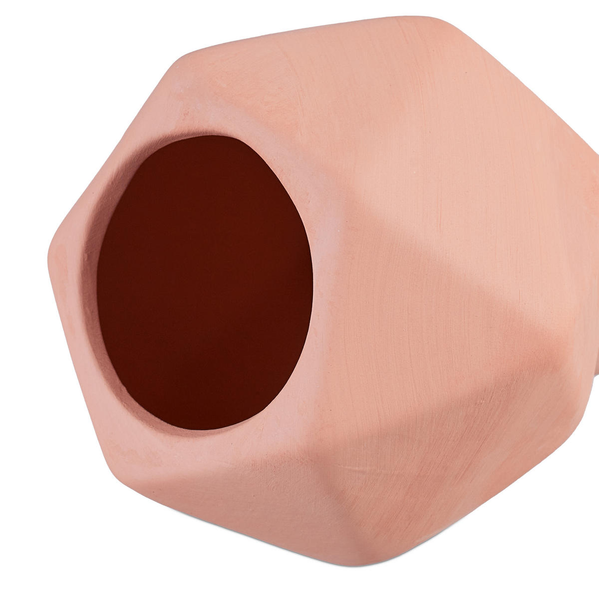 4XTONKEGEL - Hellbraun, Keramik (9.5/19/9cm) - Relaxdays