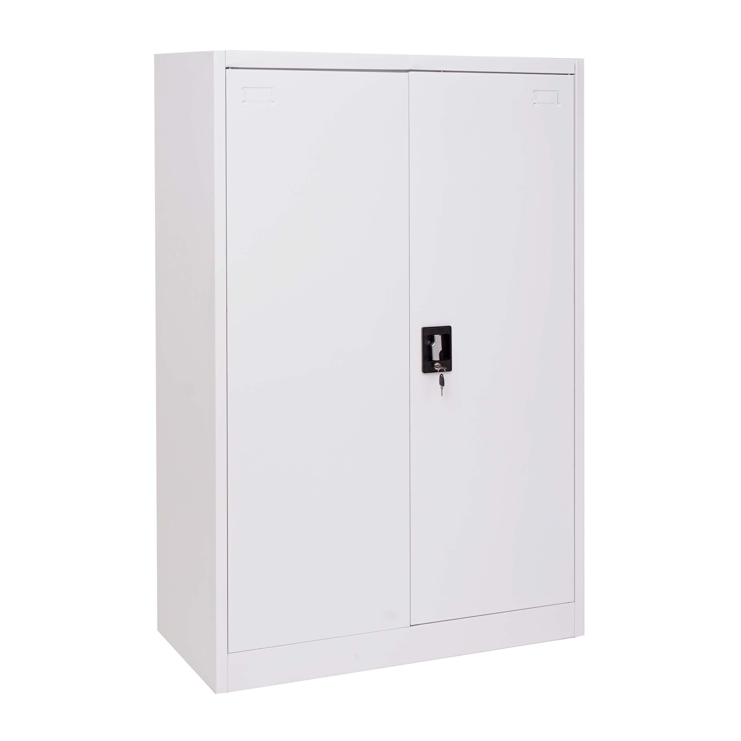 AKTENSCHRANK Weiß - Weiß, Metall (90/140/40cm) - MCW