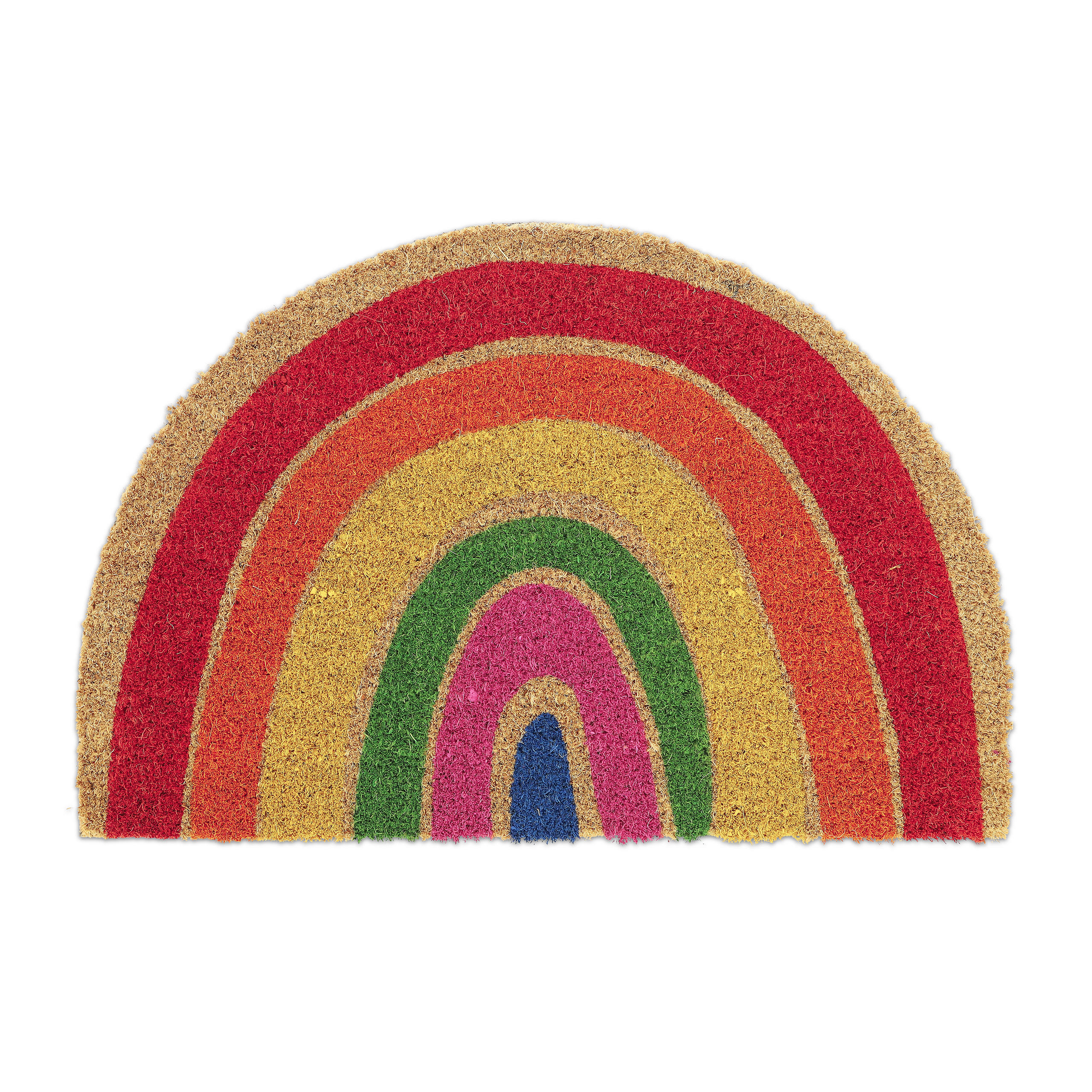 FUSSMATTE - Multicolor, Kunststoff/Textil (60/40cm) - Relaxdays