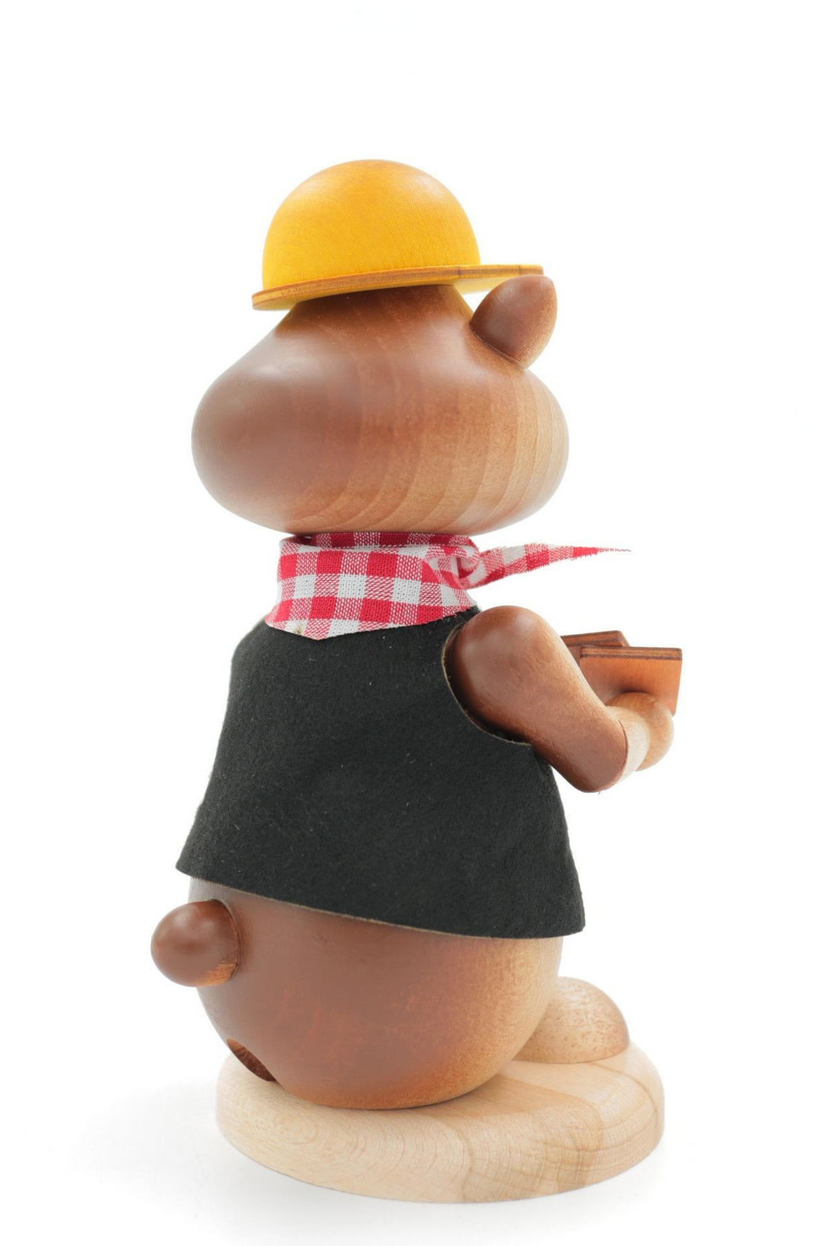 RAUCHFIGUR Hamster Dachdecker 18 cm - Multicolor, Holz (12/18/0.1cm)