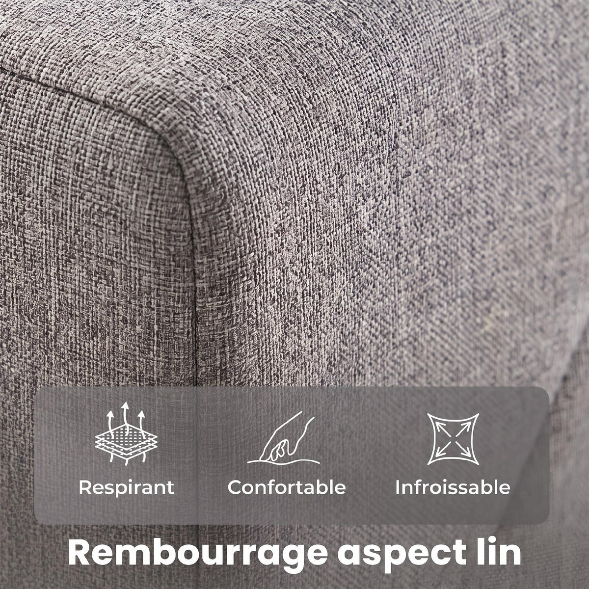 BETT Grau 196/149/105 cm - Grau, Metall - PANGIVO