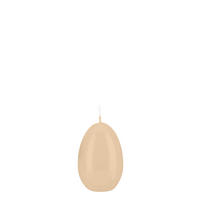 EIKERZEN Klarlack Vanilla Bisquit 60 x Ø 45 mm, 6 Stück - Beige, Paraffin (4.5/6/6cm) - Kopschitz Kerzen