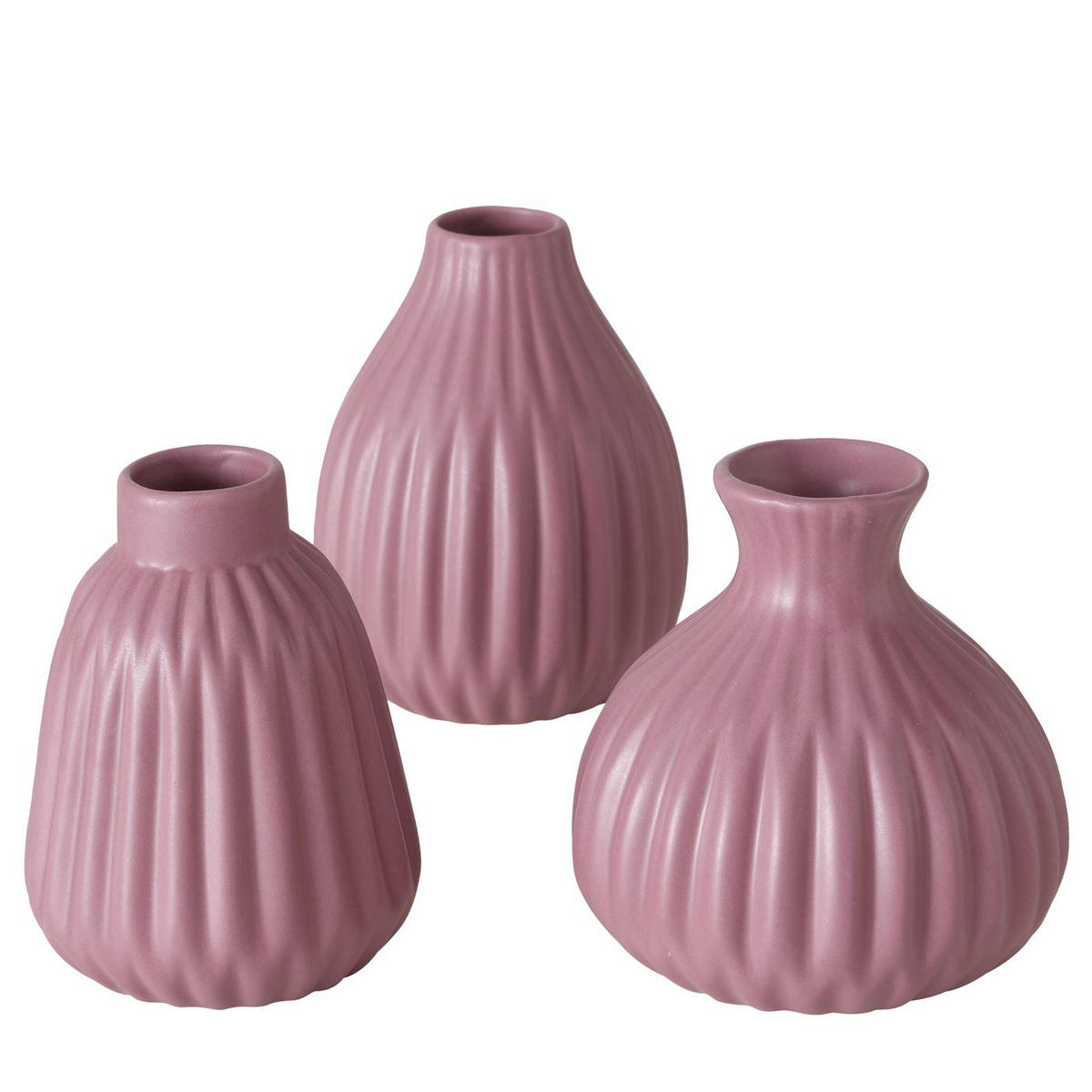 VASE Porzellan Esko 12 cm - Altrosa, Keramik (12cm) - Boltze Home
