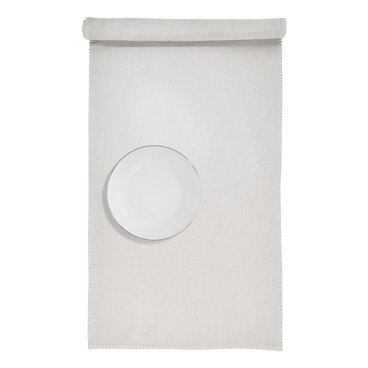 TISCHLÄUFER Finca - Grau, Textil (50/160cm) - Butlers