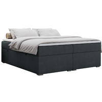 BOXBETT BESS 140/200 Dunkelgrau Struktur - H3 - Dunkelgrau, Holz/Textil (140/200cm) - MKS