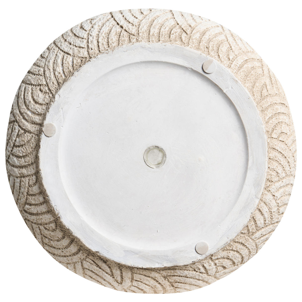 BLUMENKÜBEL Beige Eriros - Beige, Keramik (29cm) - Beliani