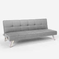 SCHLAFSOFA USB-Anschluss Astralis - Hellgrau - Grau, Textil (172/75/74cm) - Pasmara