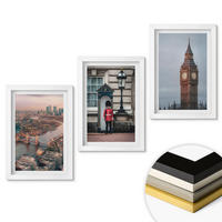 WANDBILDER 3er-Set - 20x30 cm Weißer Rahmen - London Bridge Guardian Big Ben - Weiß, Kunststoff (20/30cm) - ArtPrintCave