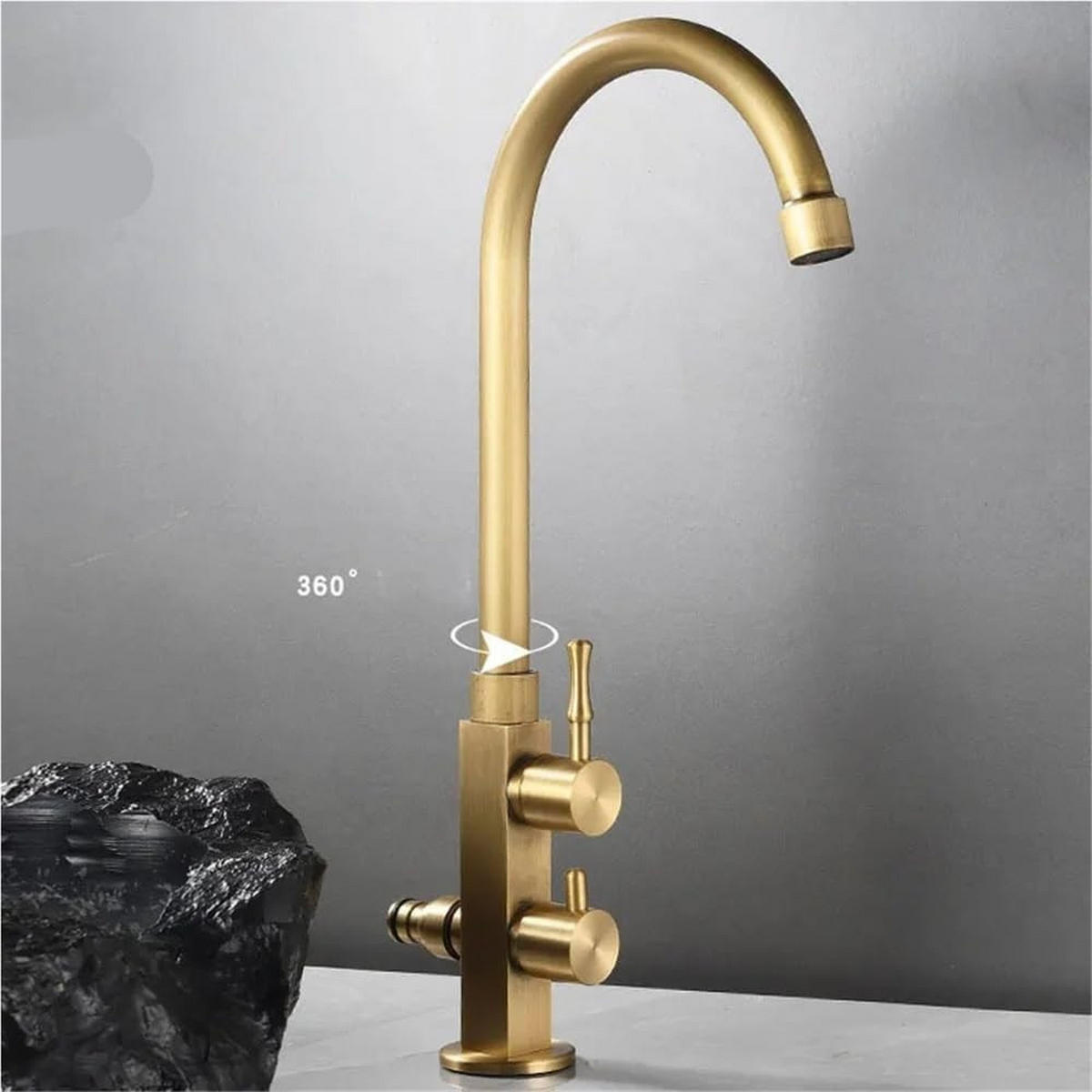 BADARMATUR, 37 x 20 cm, doppelseitiges Goldmodell - Goldfarben, Metall (51/6/25cm) - Vallsero