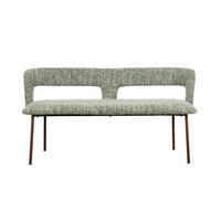 ESSZIMMERBANK Chelsea Grün - Grün, Kunststoff (148/79/51cm) - Housecraft Living