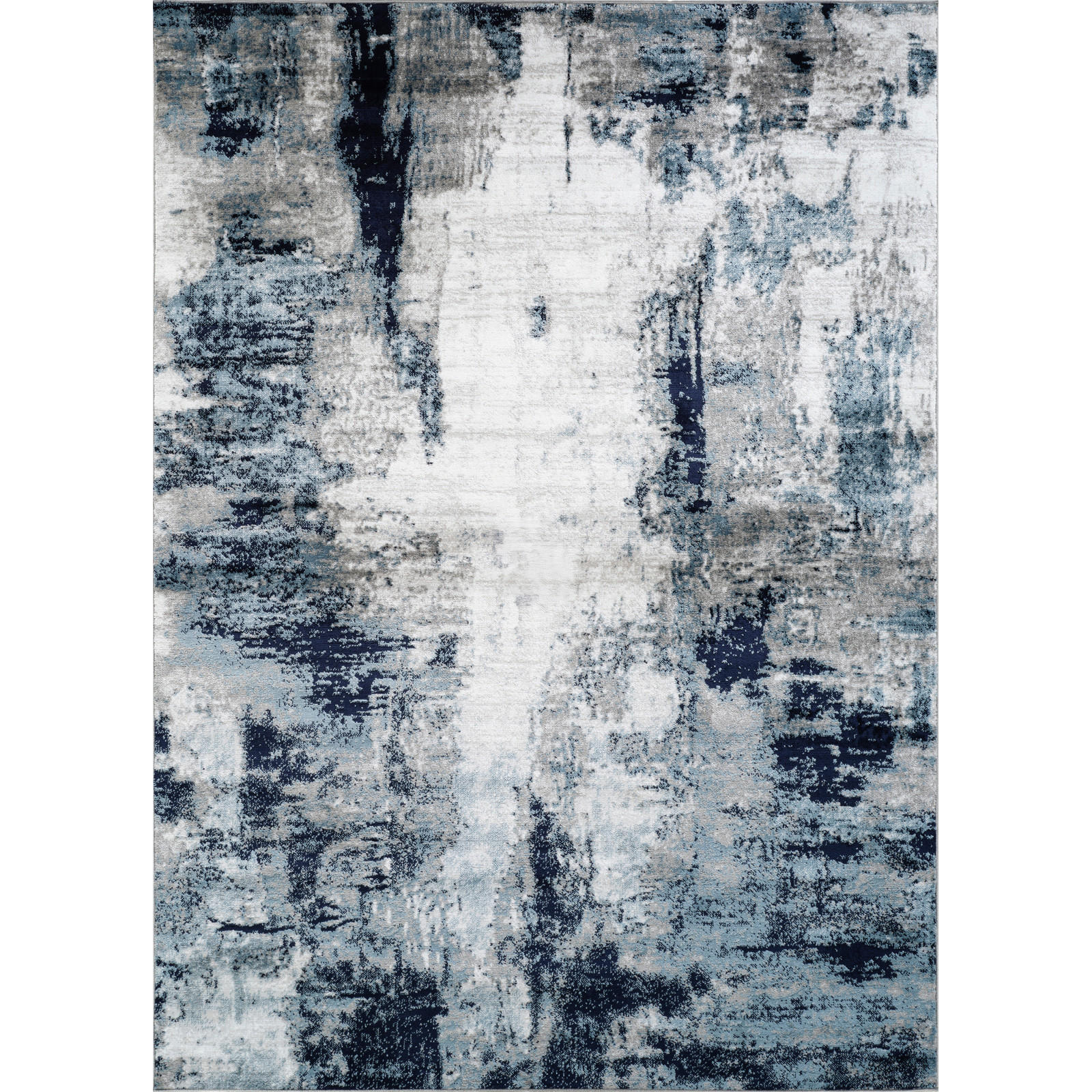 KURZFLORTEPPICH 160/220 cm Blau - Blau/Weiß, Naturmaterialien/Textil (160/220cm) - LIVABLISS