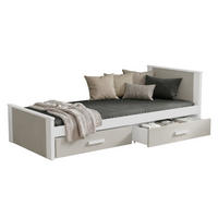JUGENDBETT Aldo - Kaschmir/Weiß, Holz (90/200cm) - MIRJAN24