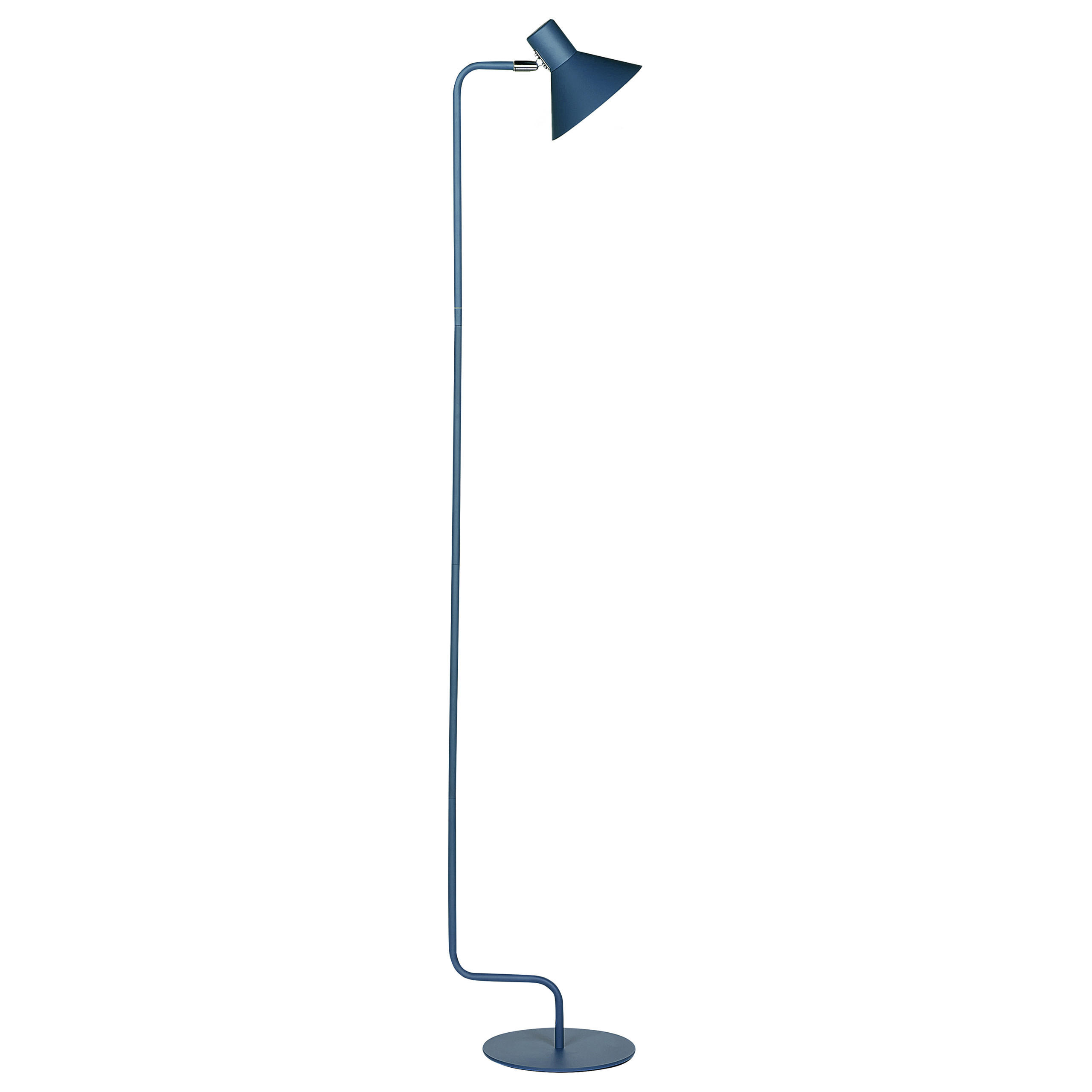 STEHLAMPE Rimava 23/23/154 cm - Blau, Metall (23/23/154cm) - Beliani