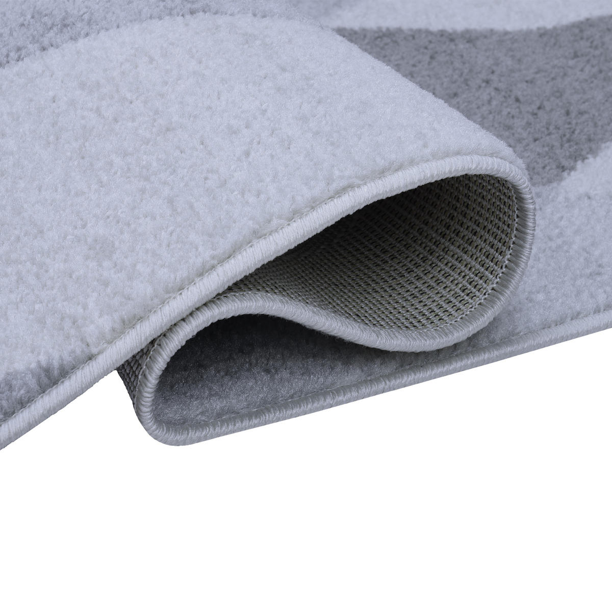 TEPPICH LAZUR Grau 300/400 cm - Hellgrau/Grau, Kunststoff (300/400cm) - Tapiso