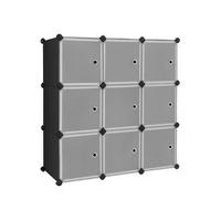 KUNSTSTOFFSCHRANK KLEIDERSCHRANK - Schwarz, Kunststoff (31/93cm) - Hansiro