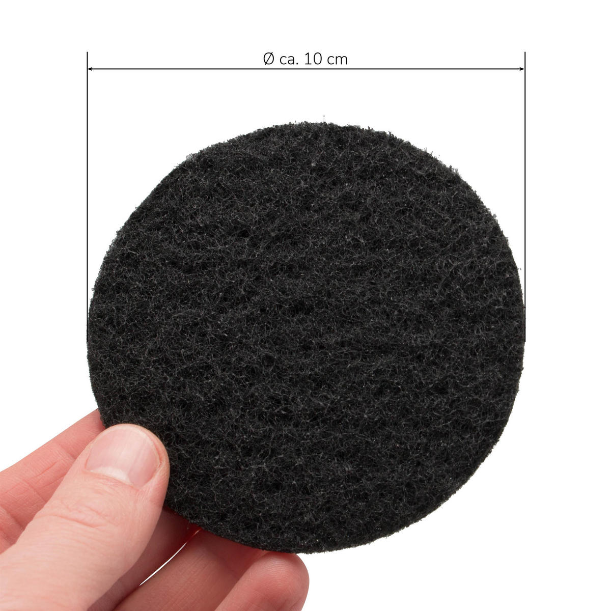 AKTIVKOHLEFILTER 4er-Set, schwarz, Kohlefilter - Schwarz, Kunststoff (10/1/10cm) - bremermann