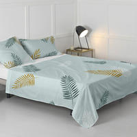 OBERLAKEN Foliage mint 210x270 cm (Komfortgrösse) - Multicolor, Textil (210/270cm) - Happy Friday