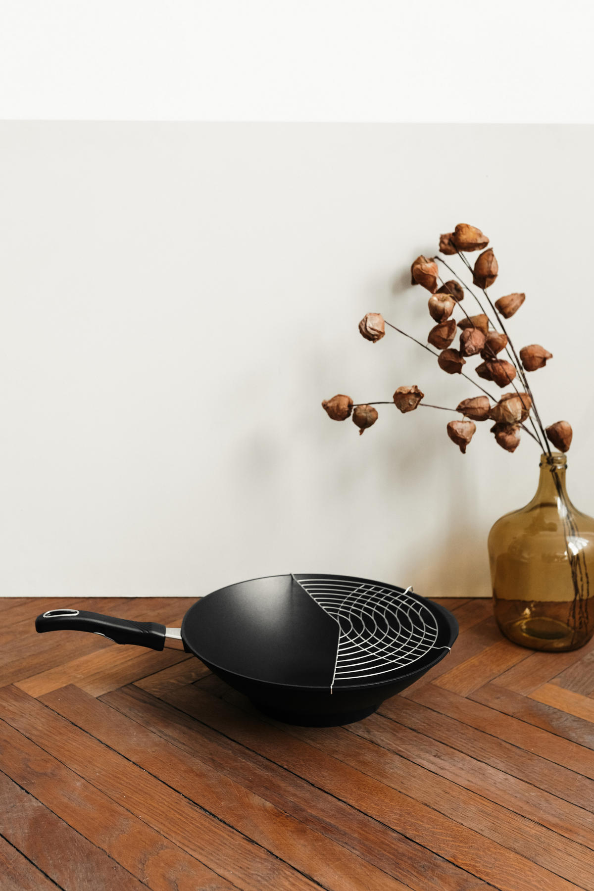 WOK ⌀36cm - Schwarz, Kunststoff/Metall (36cm) - Gastrolux