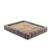 POLSTERBETT Aruba Braun 180/200 cm im Chenille-Stoff - Schwarz/Naturfarben, Holz/Holzwerkstoff (180/200cm) - Maison de Reve