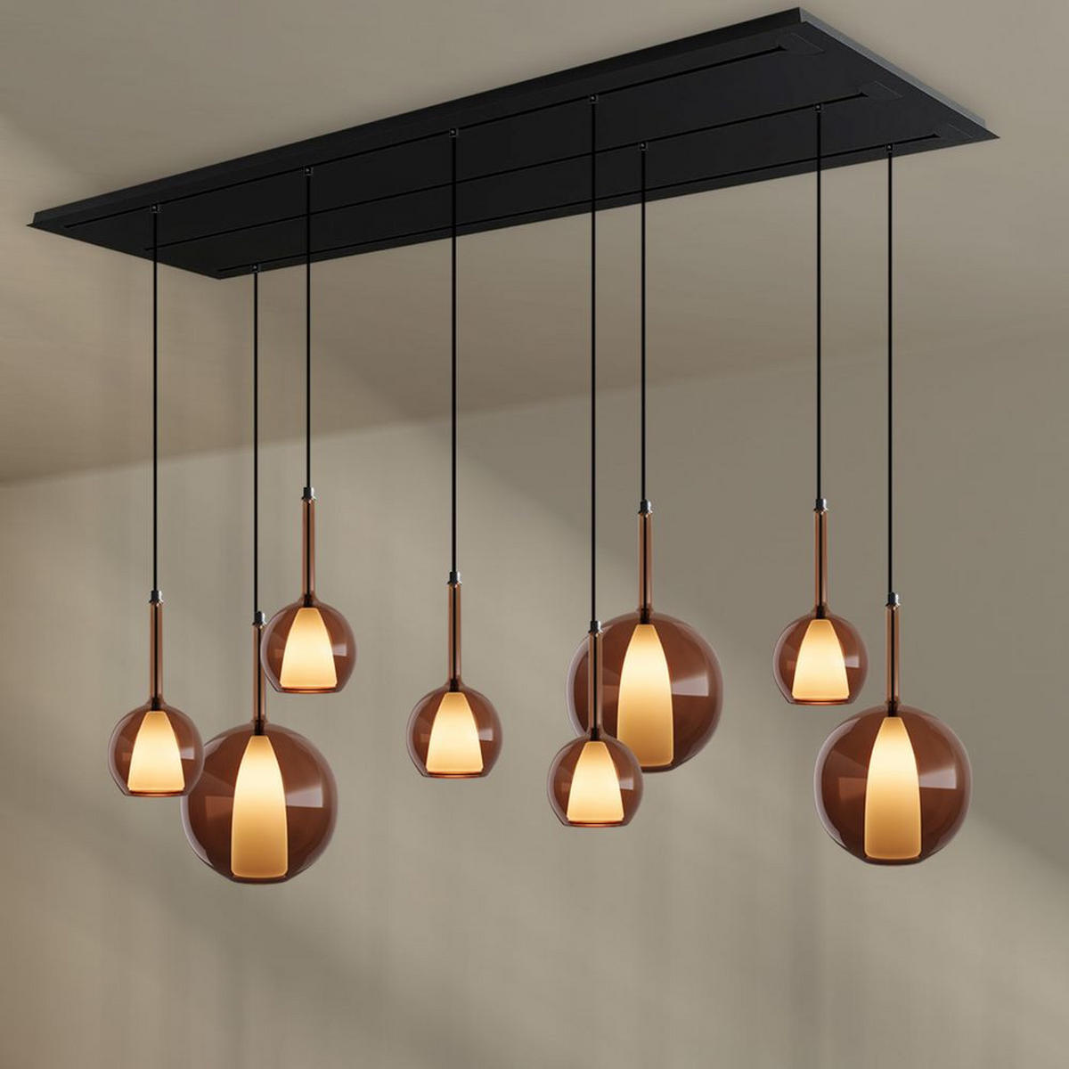 HÄNGELEUCHTE Belluna Klar Ø 24cm - Klar, Glas (24/24/45cm) - s.luce