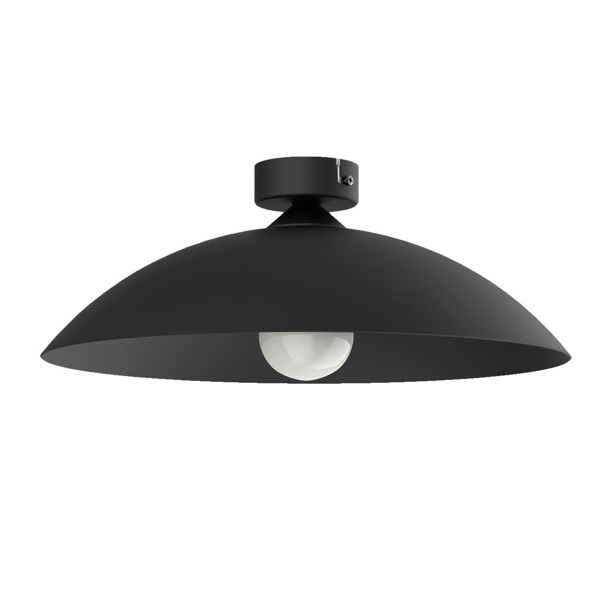 DECKENLEUCHTE Flash - Schwarz, Metall (40/40/14.5cm) - Lumicom
