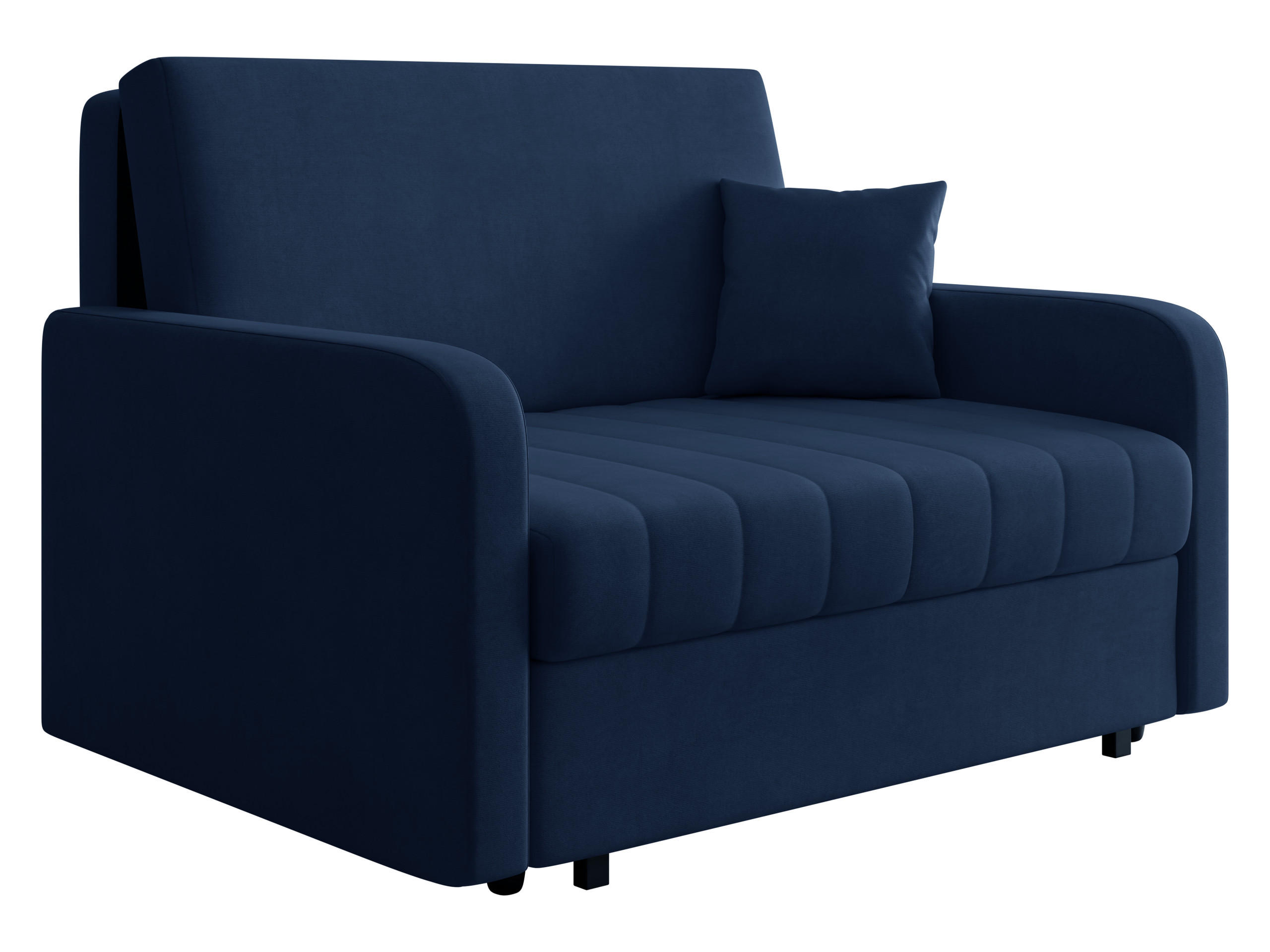Mirjan24 Schlafsofa Dunkelblau 132x85x98 cm