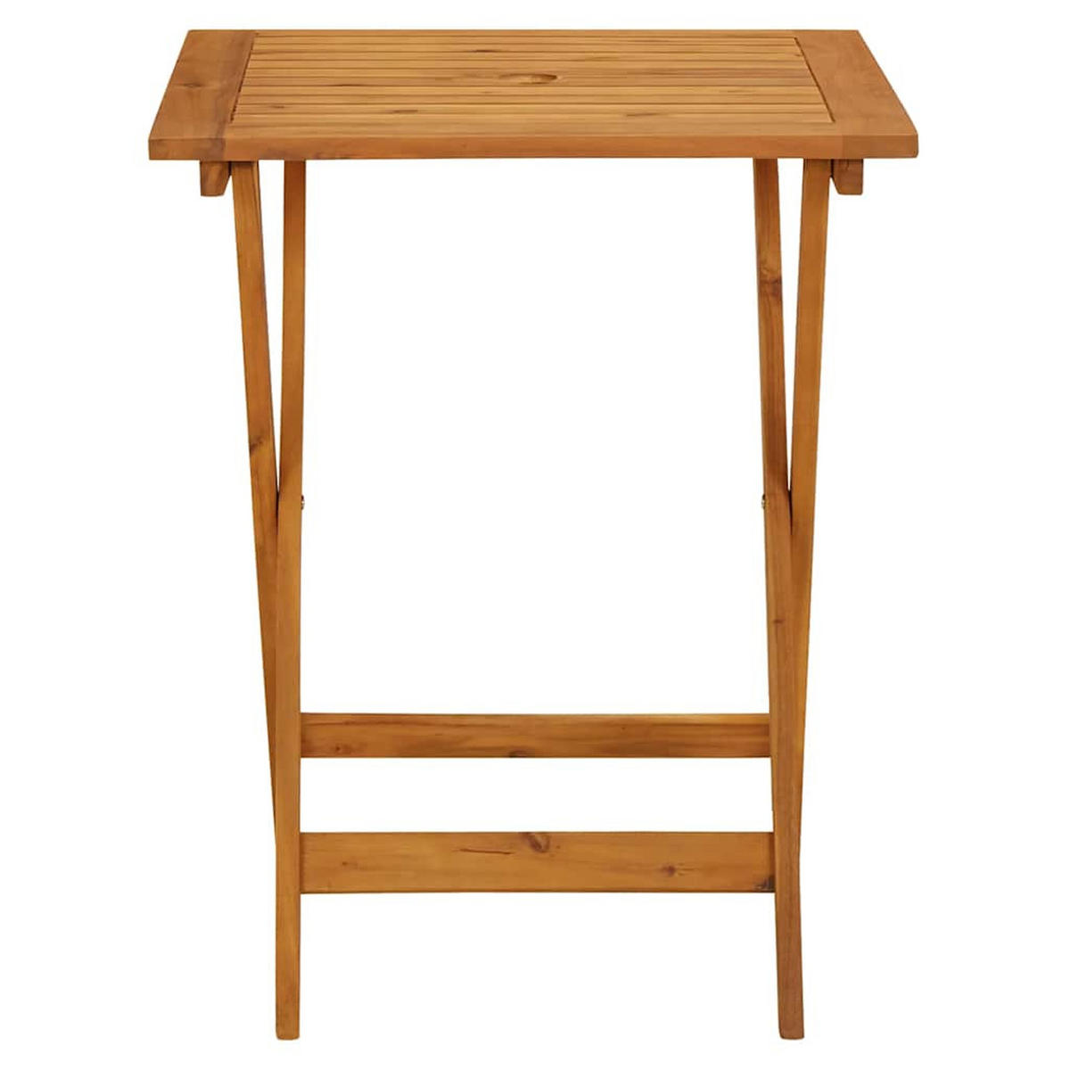 GARTENTISCH Tischgan 60/75/60 cm - Hellbraun, Naturmaterialien (60/60/75cm) - ZMH