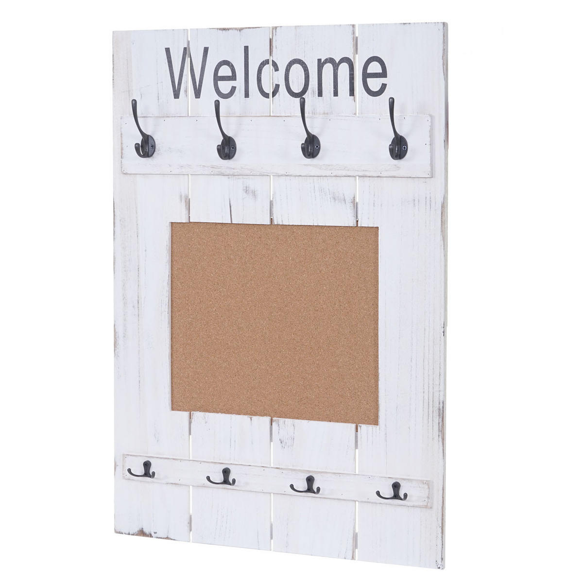 WANDGARDEROBE MIT PINNWAND Weiß - Weiß, Holz (60/91/3cm) - MCW