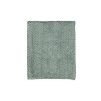 FLEECEDECKE Mila 125/150 cm - Grün, Textil (125/150cm)