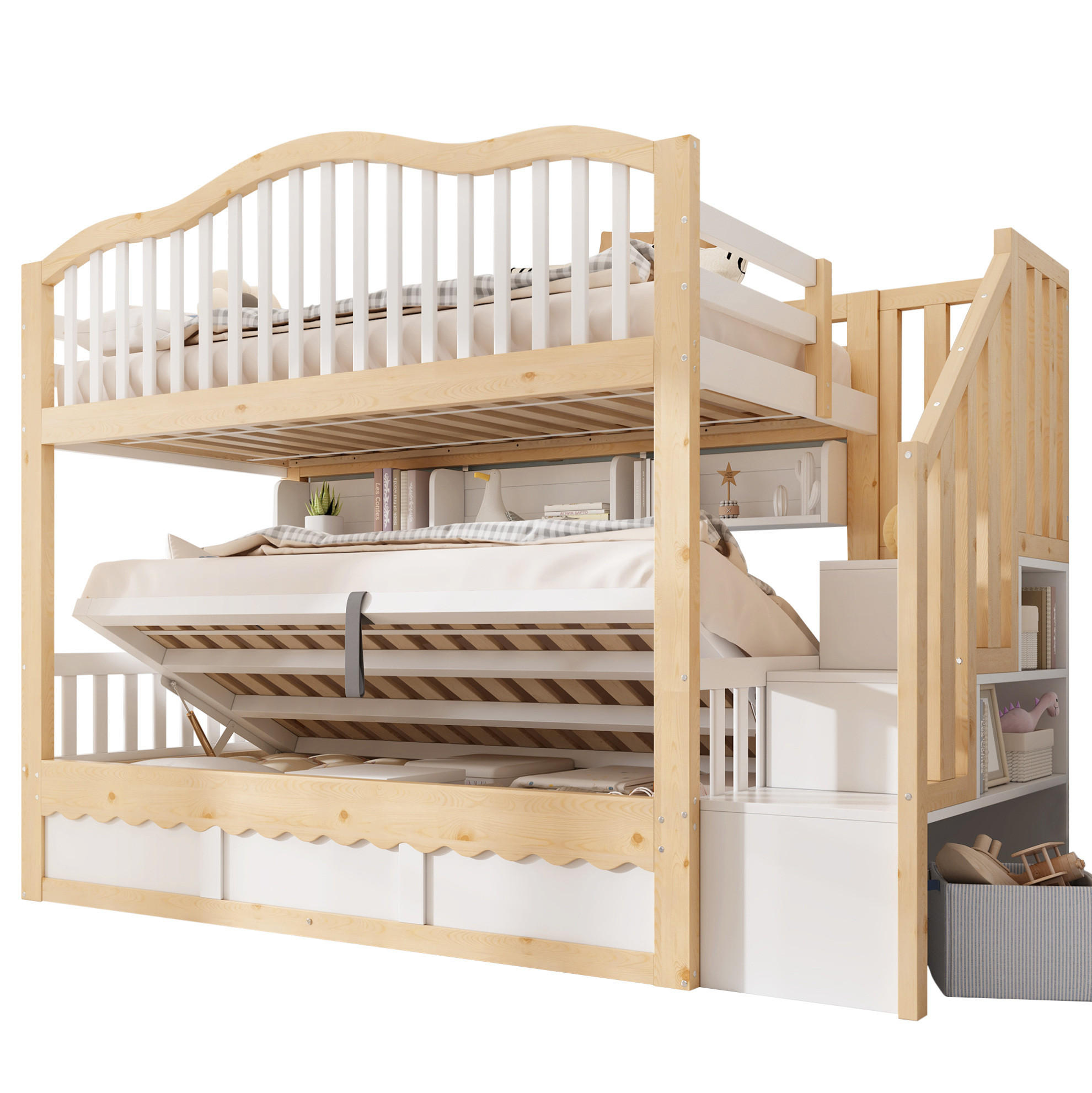 Ivmeu Etagenbett Eiche 90x200 cm