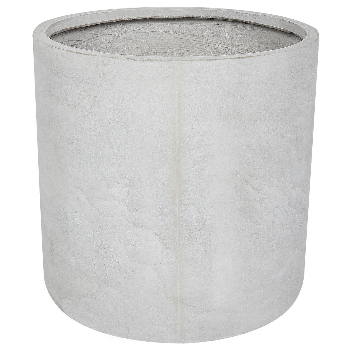BLUMENTOPF Grau Messene - Grau, Naturmaterialien (50cm) - Beliani