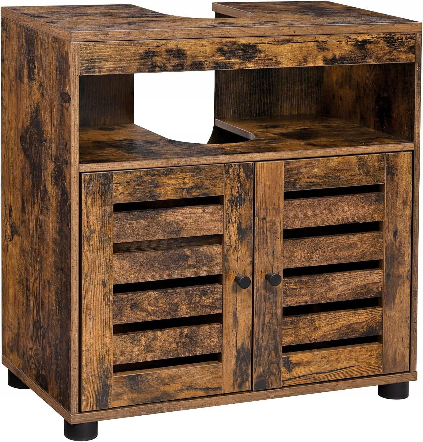 XXXLutz Waschbeckenunterschrank Braun 60x63x30 cm