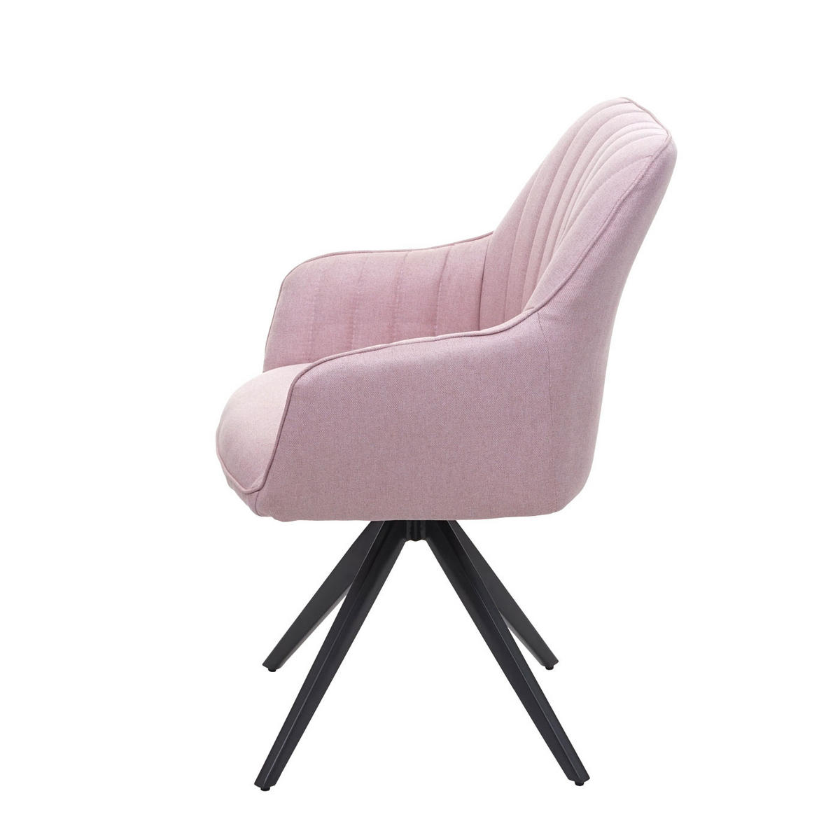 ESSZIMMERSTUHL Altrosa 6er-Set - Altrosa, Textil (58/87/62cm) - MCW