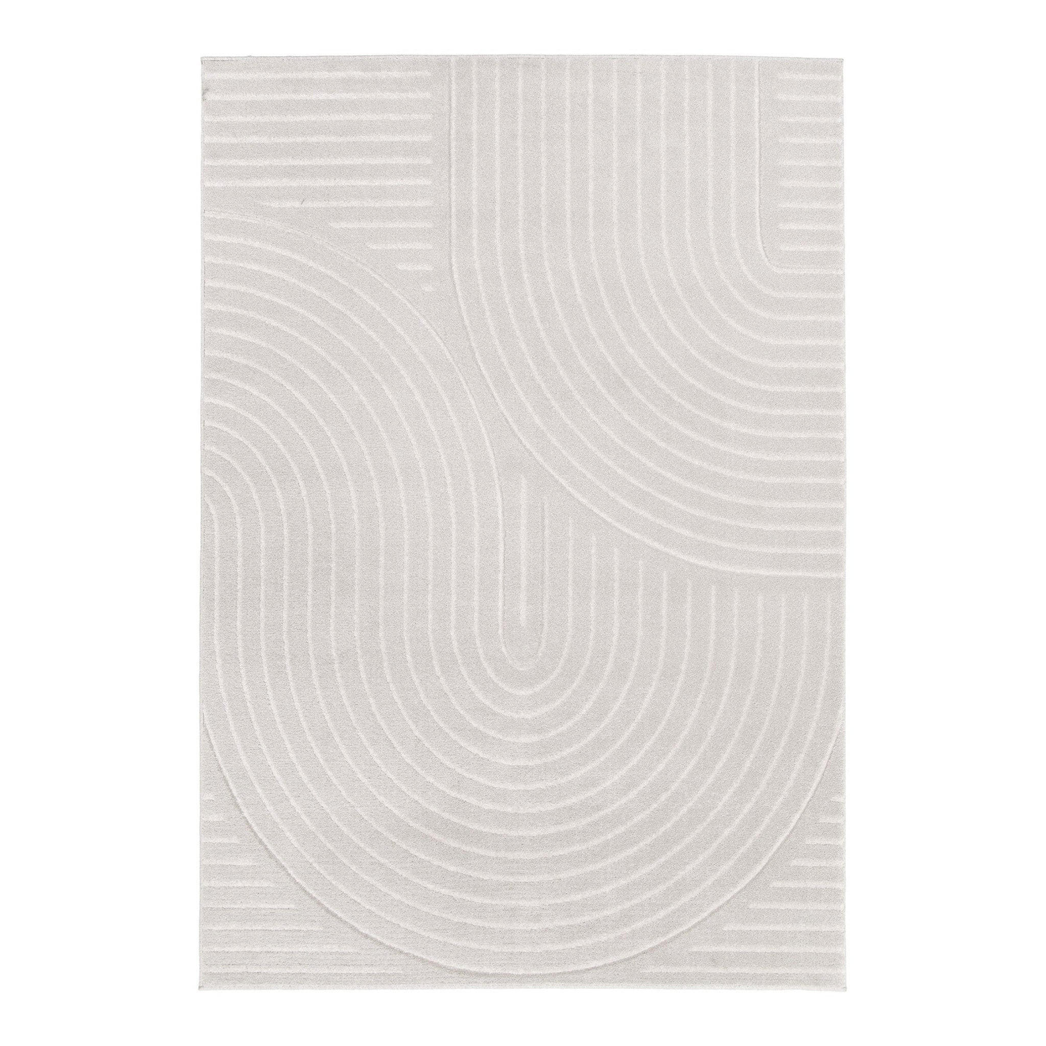 TEPPICH superweich sehr grafisch grau - Grau, Textil (160/230cm) - AFK Living