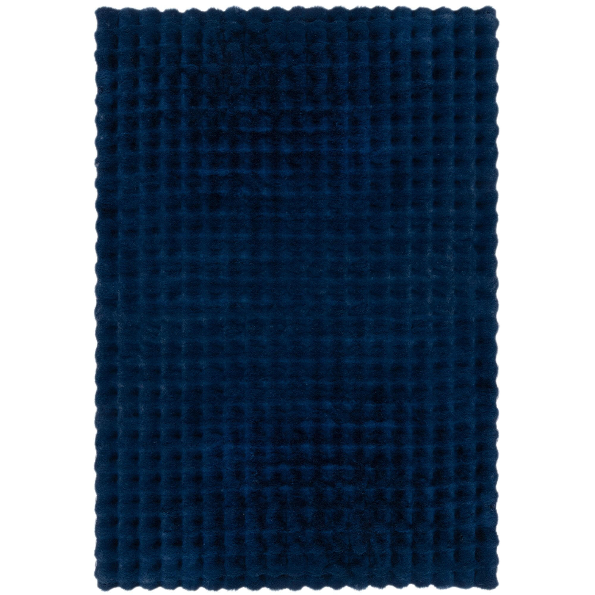 TEPPICH Waschbar LUNE, mit Struktur, Blau, 180 x 290 cm - Blau, Textil (290/180cm) - KADIMA DESIGN