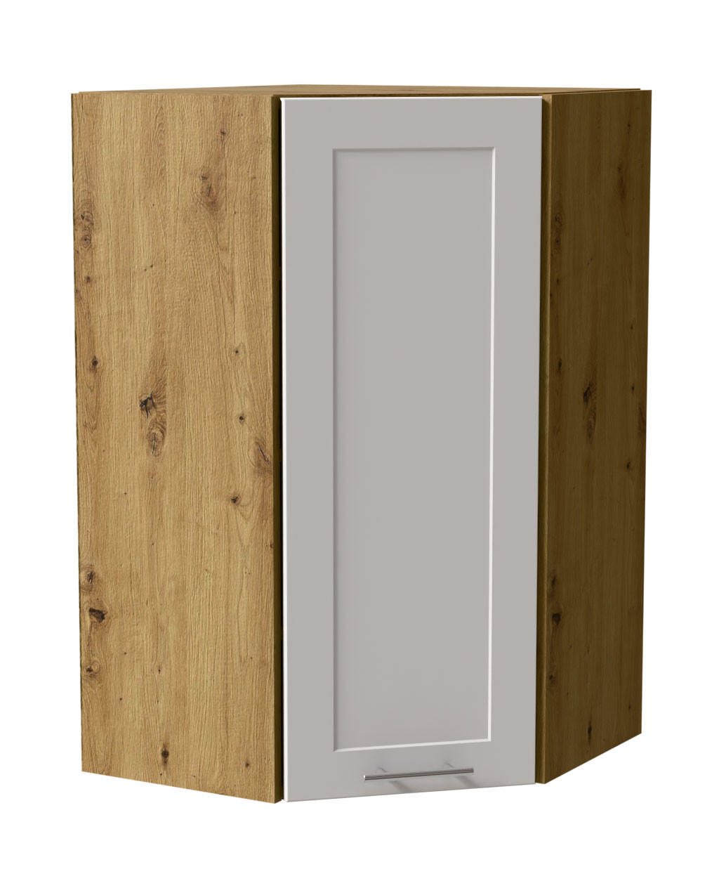 HÄNGESCHRANK Oslo W4/10/60 Eiche Artisan / Weiß Matt 60 / 60 / 96cm - Eiche Artisan/Weiß, Holz/Holzwerkstoff (60/96/60cm) - Feldmann-Wohnen
