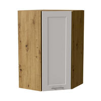 HÄNGESCHRANK Oslo W4/10/60 Eiche Artisan / Weiß Matt 60 / 60 / 96cm - Eiche Artisan/Weiß, Holz/Holzwerkstoff (60/96/60cm) - Feldmann-Wohnen