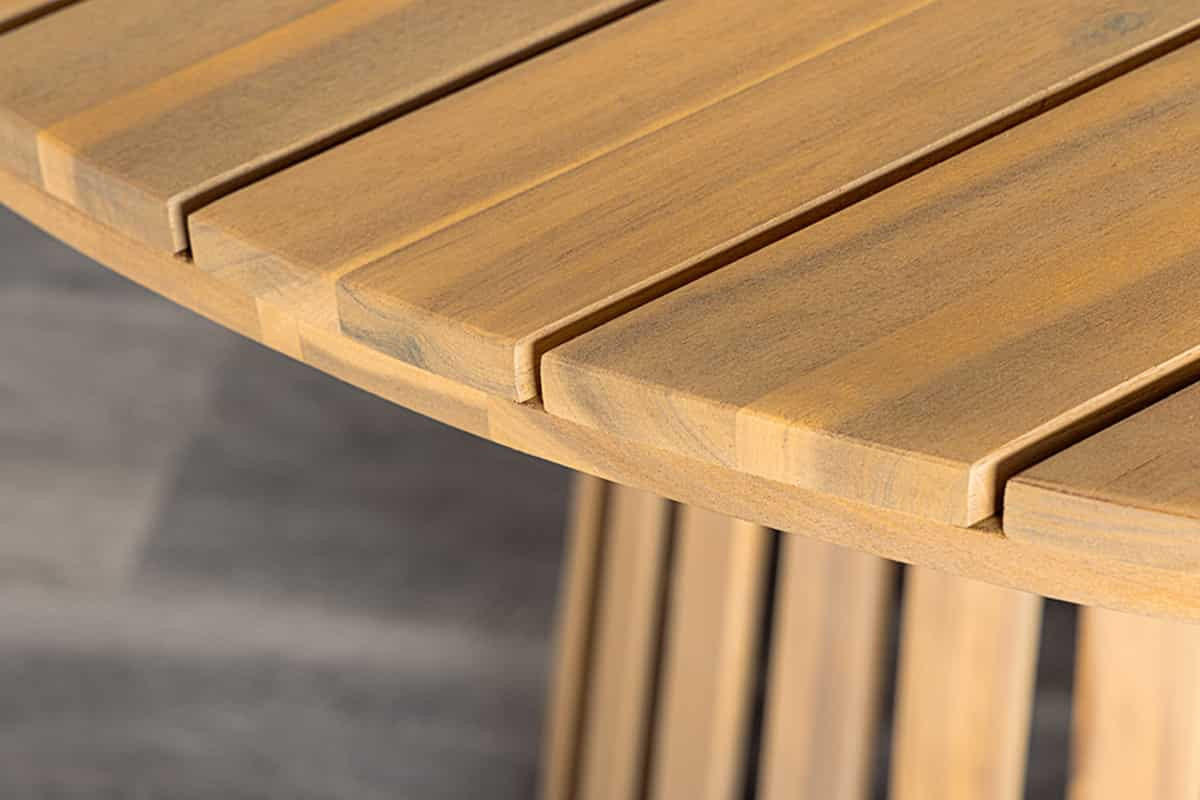 GARTENTISCH KOPENHAGEN rund Akazie Natur 120cm - Braun, Holz (120/120/75cm) - riess-ambiente