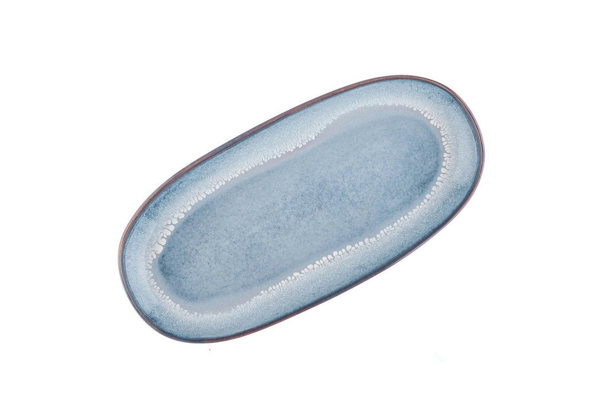 SERVIERPLATTEN Genesis - 3er-Set - Mehr - Blau, Keramik (1/1/1cm) - Björn