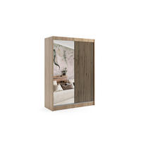 KLEIDERSCHRANK VILAN mit Spiegel - 150 cm - Sonoma Eiche|Eiche Wotan - Eiche Wotan/Sonoma Eiche, Holzwerkstoff (150/215/61cm) - ALTDECOR